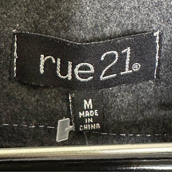 Rue 21 Peacoat Charcoal Gray Size Medium - Picture 3 of 4